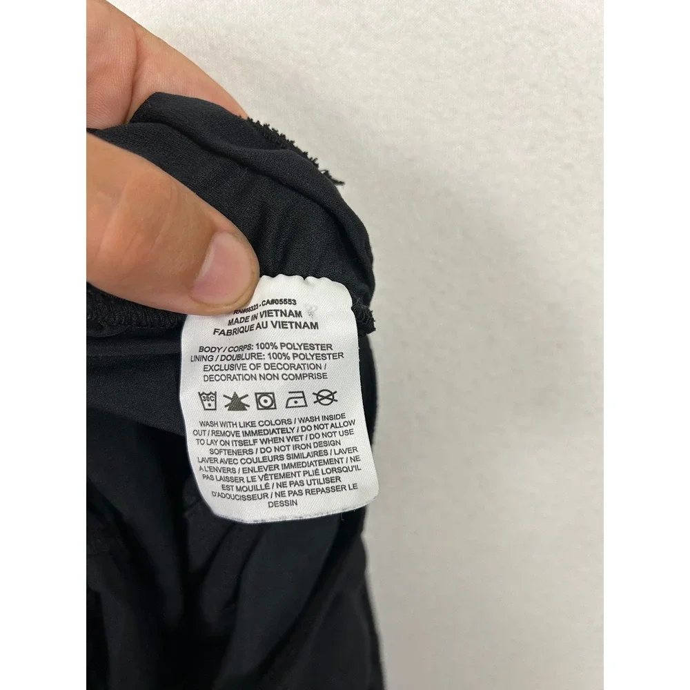 Athletic Gymcore Nike Women M Black White‎ Dri-FIT Tempo Running Shorts